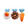 Plush Food Dog Toy with Squeaker Three Assorted