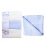 Pack of Three Muslin Squares 60x60cm Blue & White