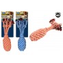 SQUEAKY ROPOE TUG DOG TOY 2 ASSORTED COLOURS