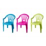 KIDS PLASTIC CHAIR 3 ASSORTED COLOURS